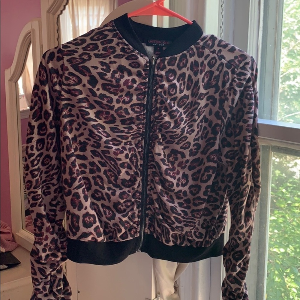 Material Girl Cheetah Print Jacket
